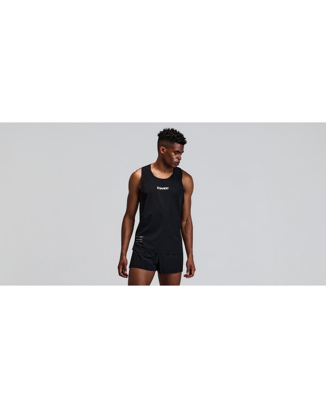 Bandit Vento Performance Singlet Black — image 3