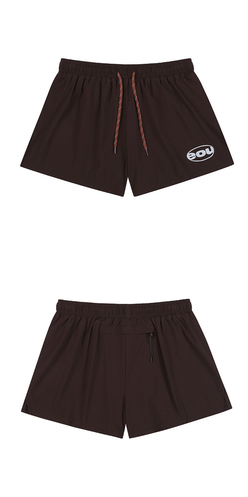 EOU Oval SP Shorts - Brown - eou-oval-brown-detail-2