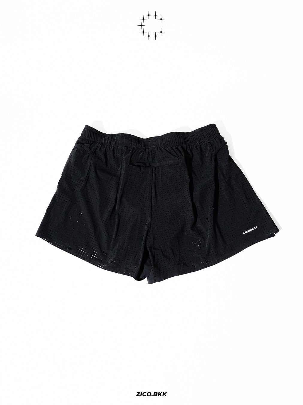 Currently Running M2 Pro 3 inch Unisex Split Shorts in Black - detail 7 | ZICO.BKK