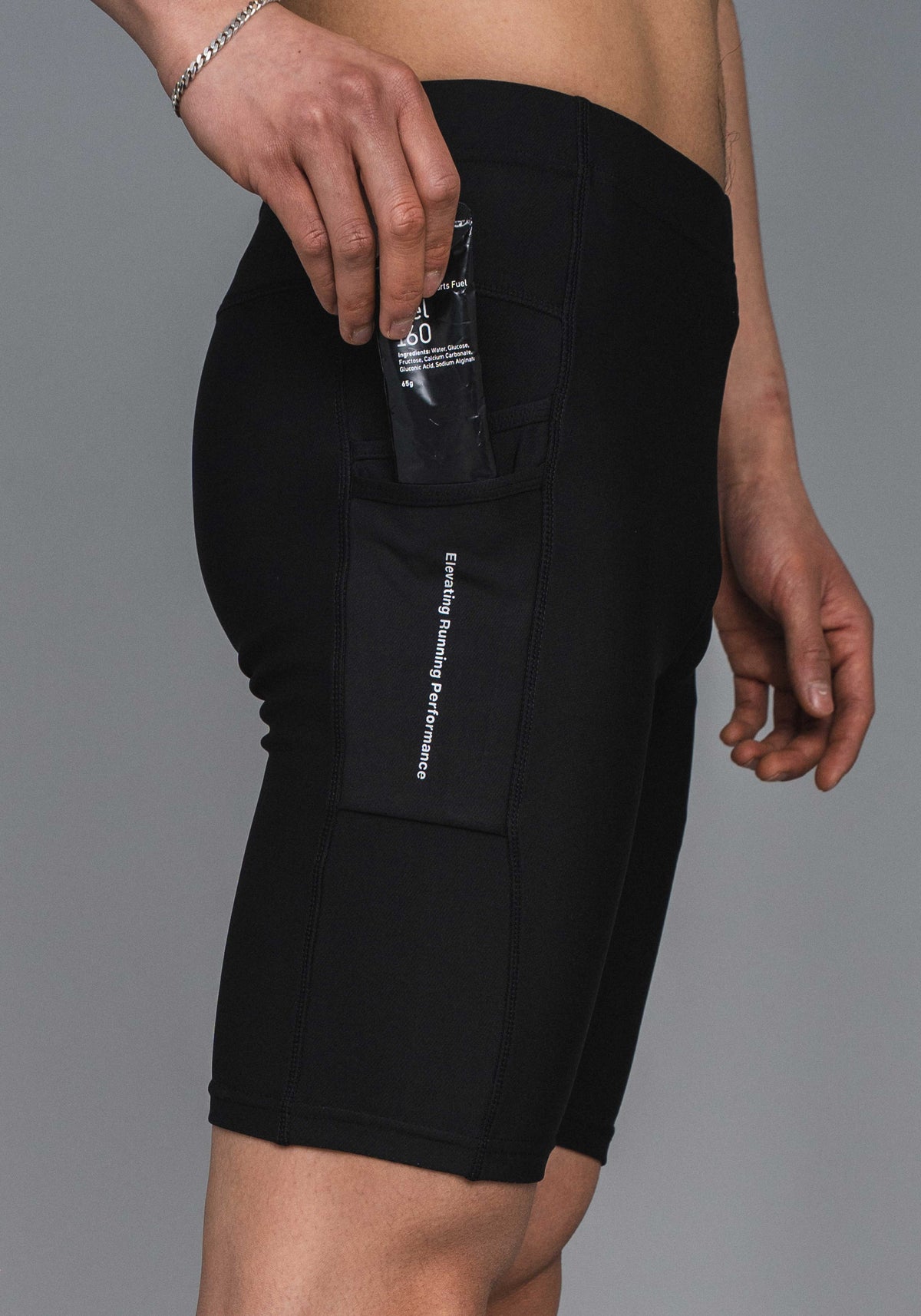 DOXA Mens RErun Half Tights 2.0 - Black - detail 4