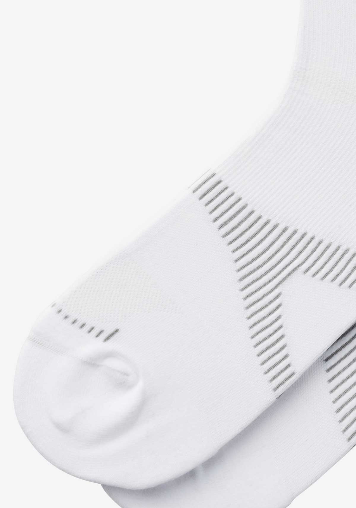 DOXA ADDON Crew Socks - White - detail 2