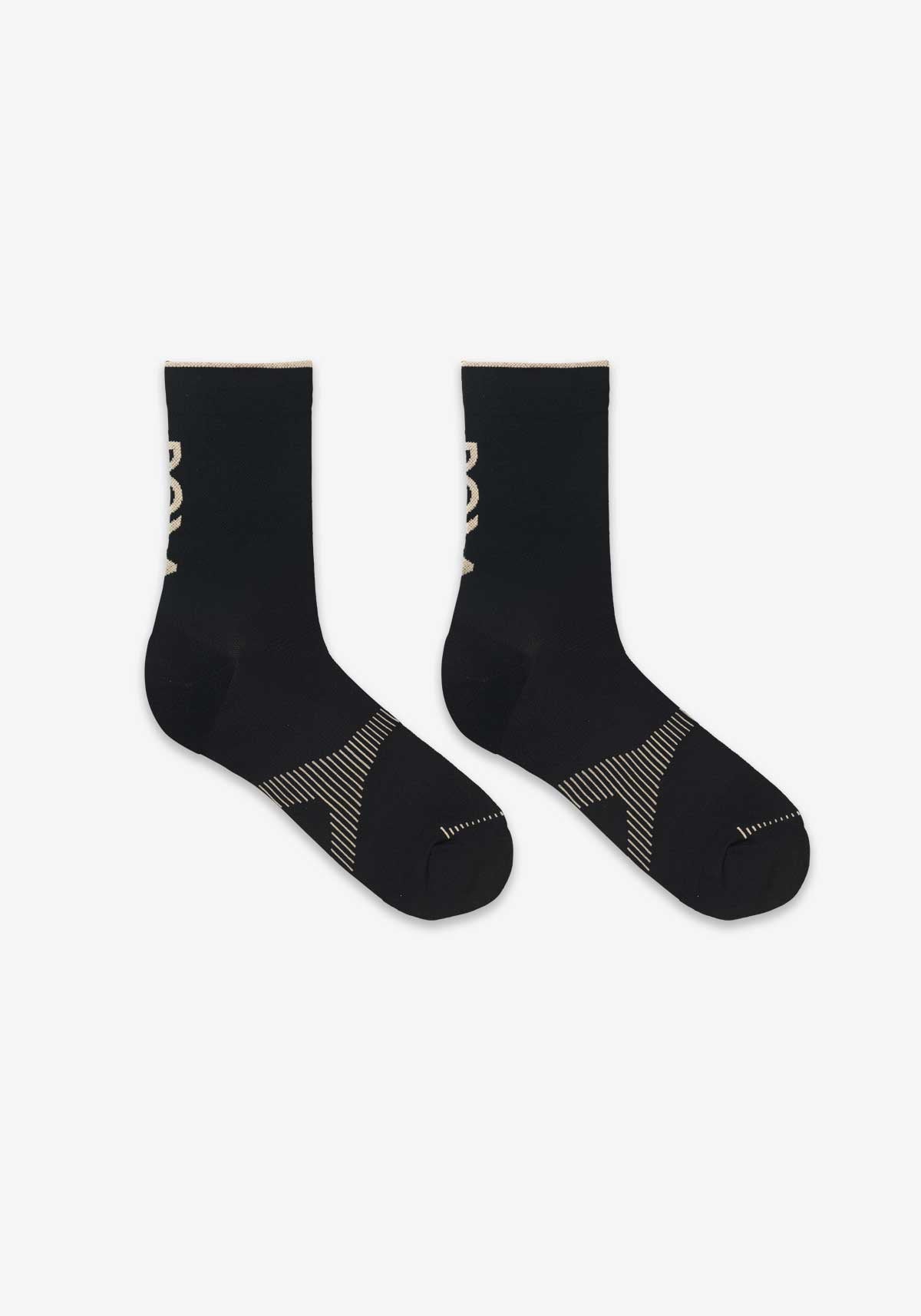 DOXA ADDON Crew Socks - Black - front