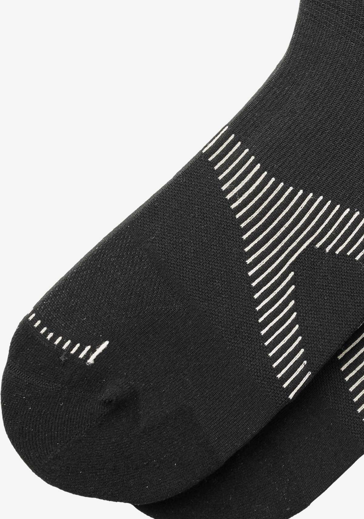DOXA ADDON Crew Socks - Black - detail 2