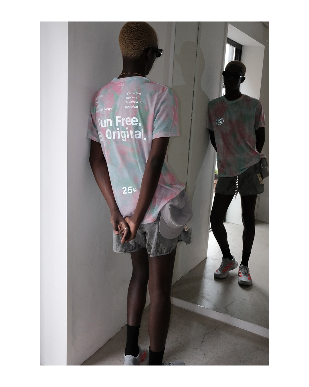 EOU Spring Tie-Dye SS003 - Berry Mint - official image 1