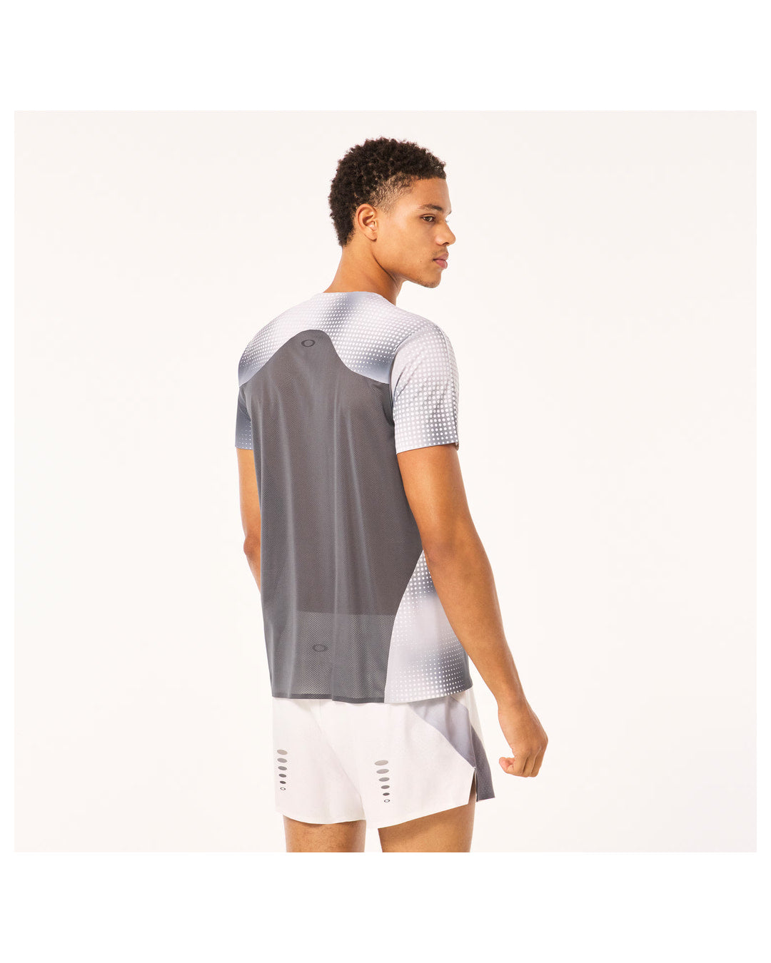 Oakley Pursuit Pro SS Tee - Organic Spots Gray fabric detail