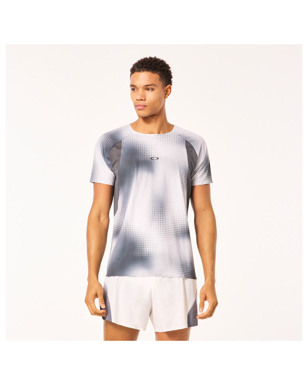 Oakley Pursuit Pro SS Tee - Organic Spots Gray quarter product view
