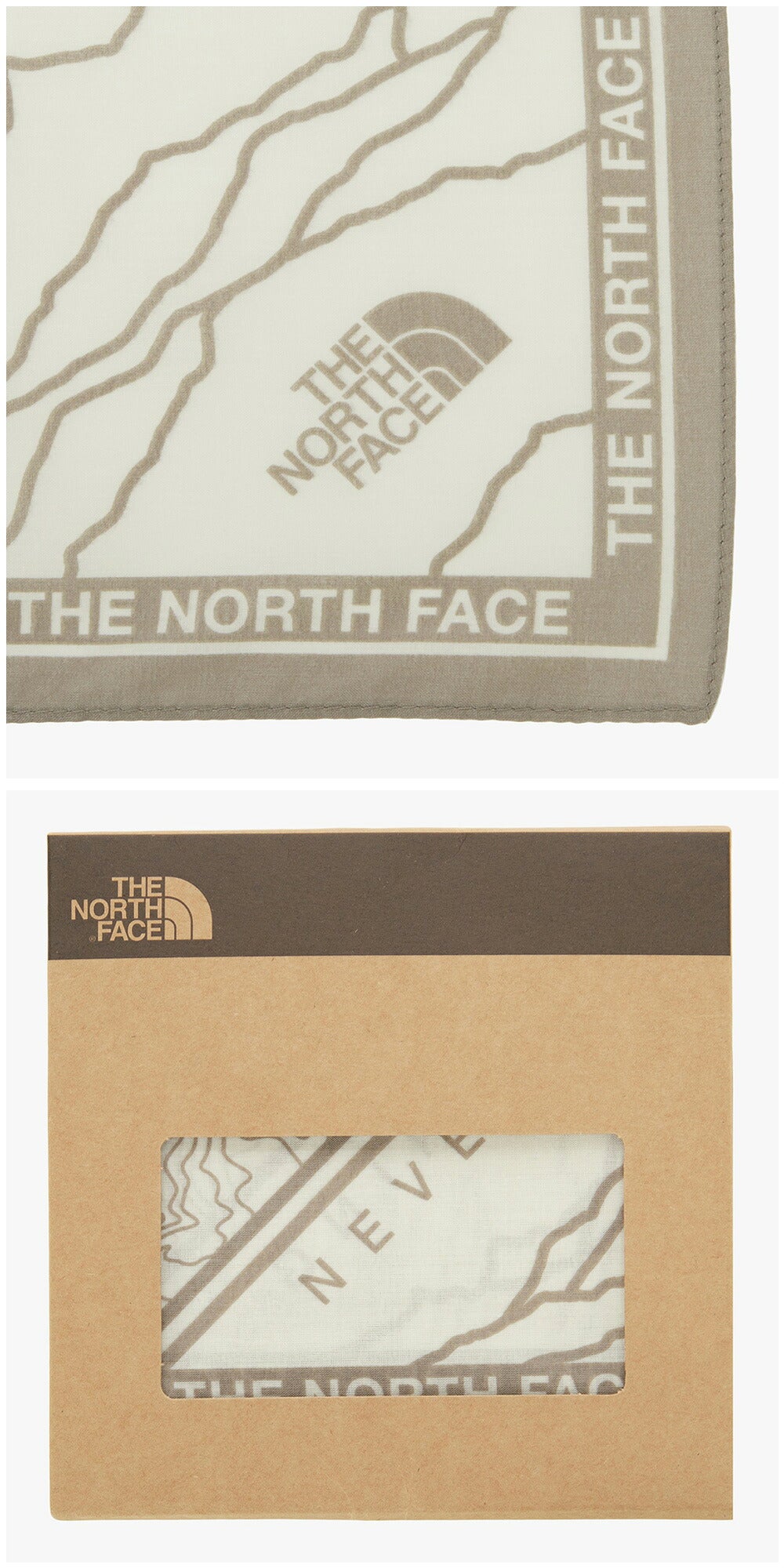 The North Face Dobongsan Bandana - Cream [NA5BR65A] - dobongsan-cream-package-1
