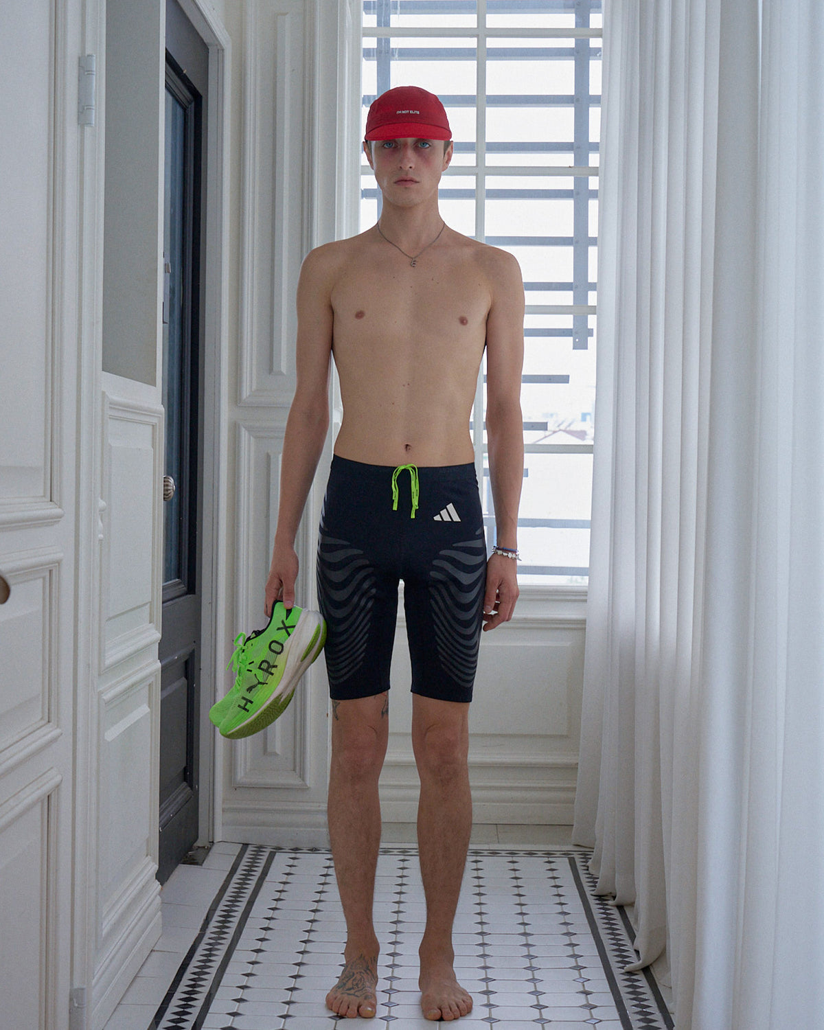 IAMNOTELITE Lightweight Performance Cap - Red - detail 2