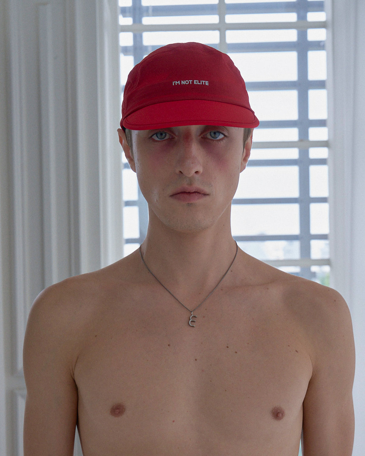 IAMNOTELITE Lightweight Performance Cap - Red - detail 4