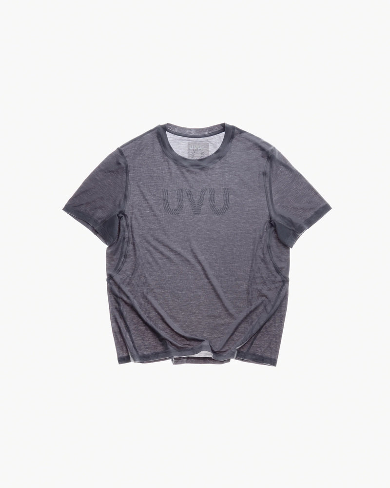 UVU S/S Running Top Grey เสื้อวิ่งแขนสั้น สีเทา