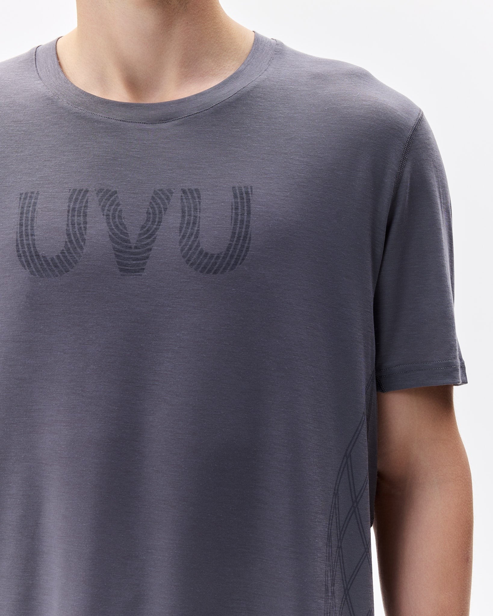 S/S Running Top Grey | UVU | เสื้อวิ่งแขนสั้นผู้ชาย – zico.bkk