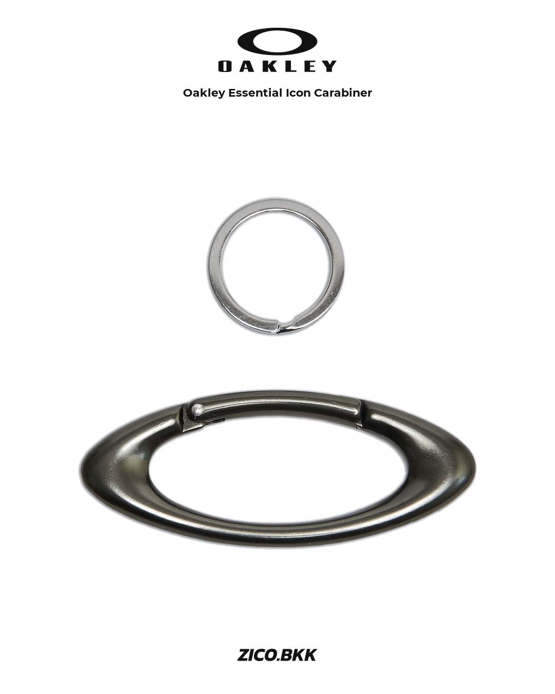 Oakley Essential Icon Carabiner product-first image with ZICO.BKK footer