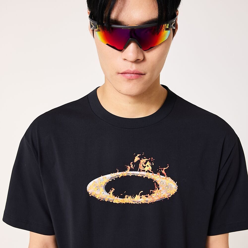 Oakley O-TECH Cold Cotton Tee Icon 2.0 - Pitch Black detail