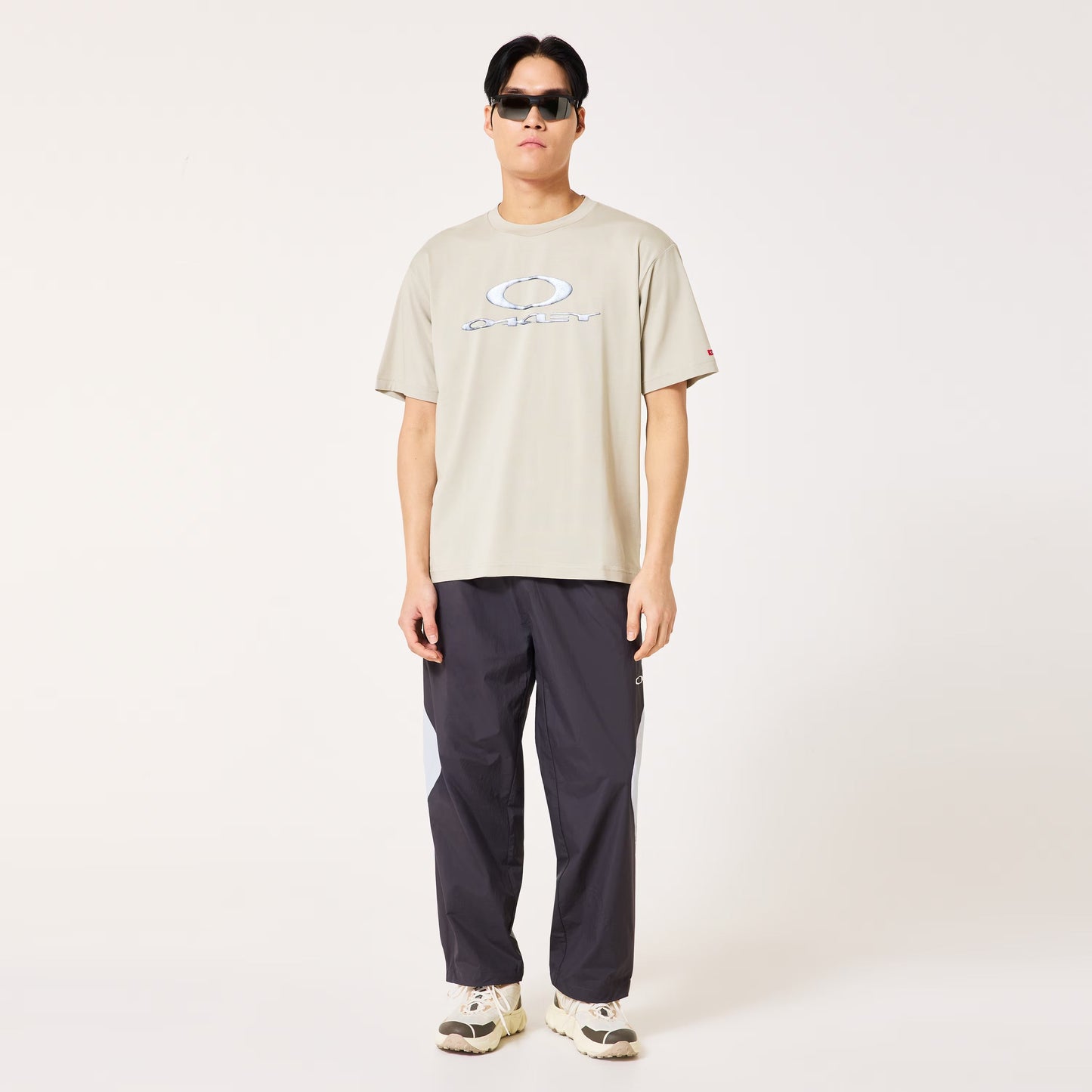 Oakley New Retro Tee X-Metal 3.0 - Desert Sand lifestyle view