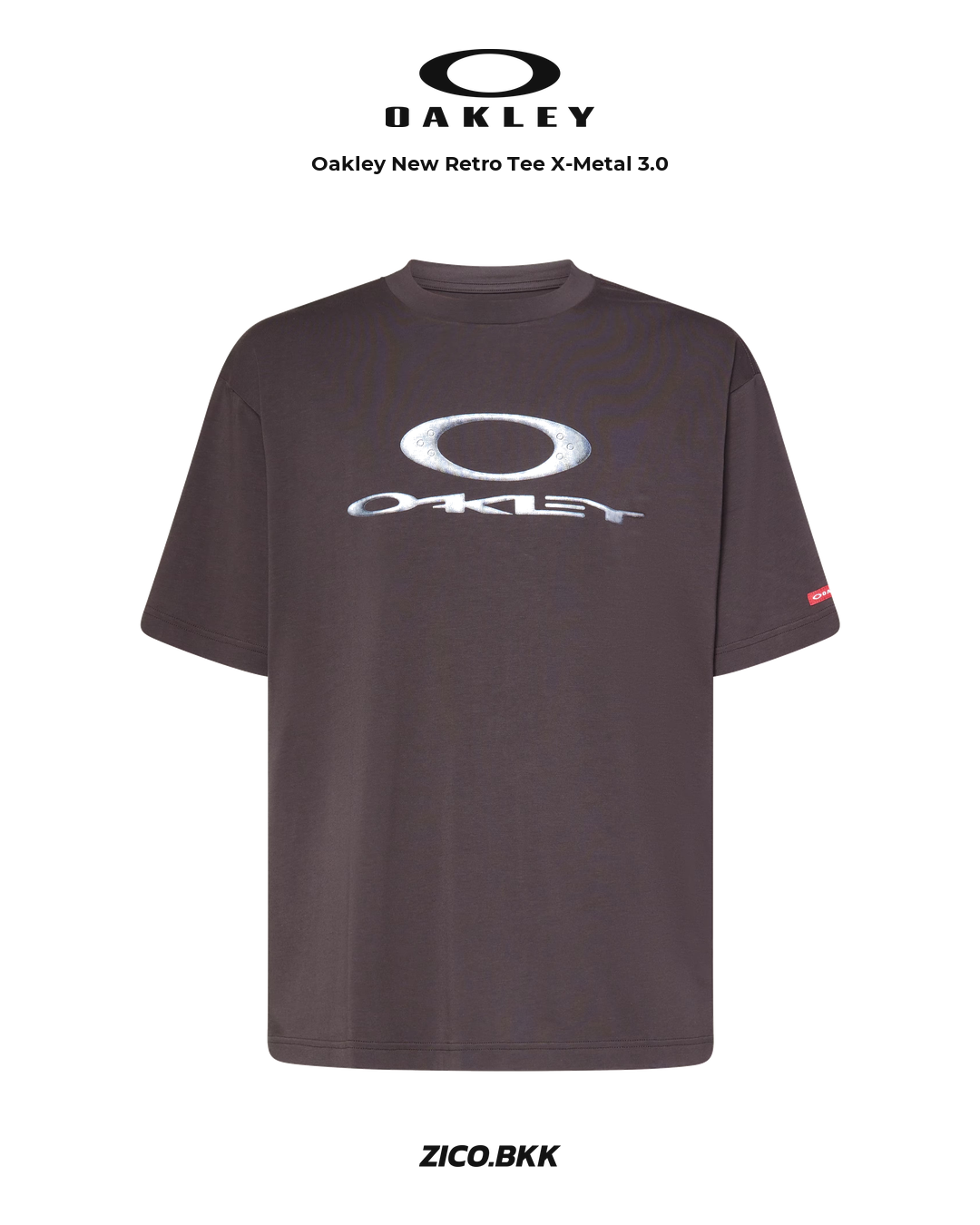 Oakley New Retro Tee X-Metal 3.0 product-first image with ZICO.BKK footer
