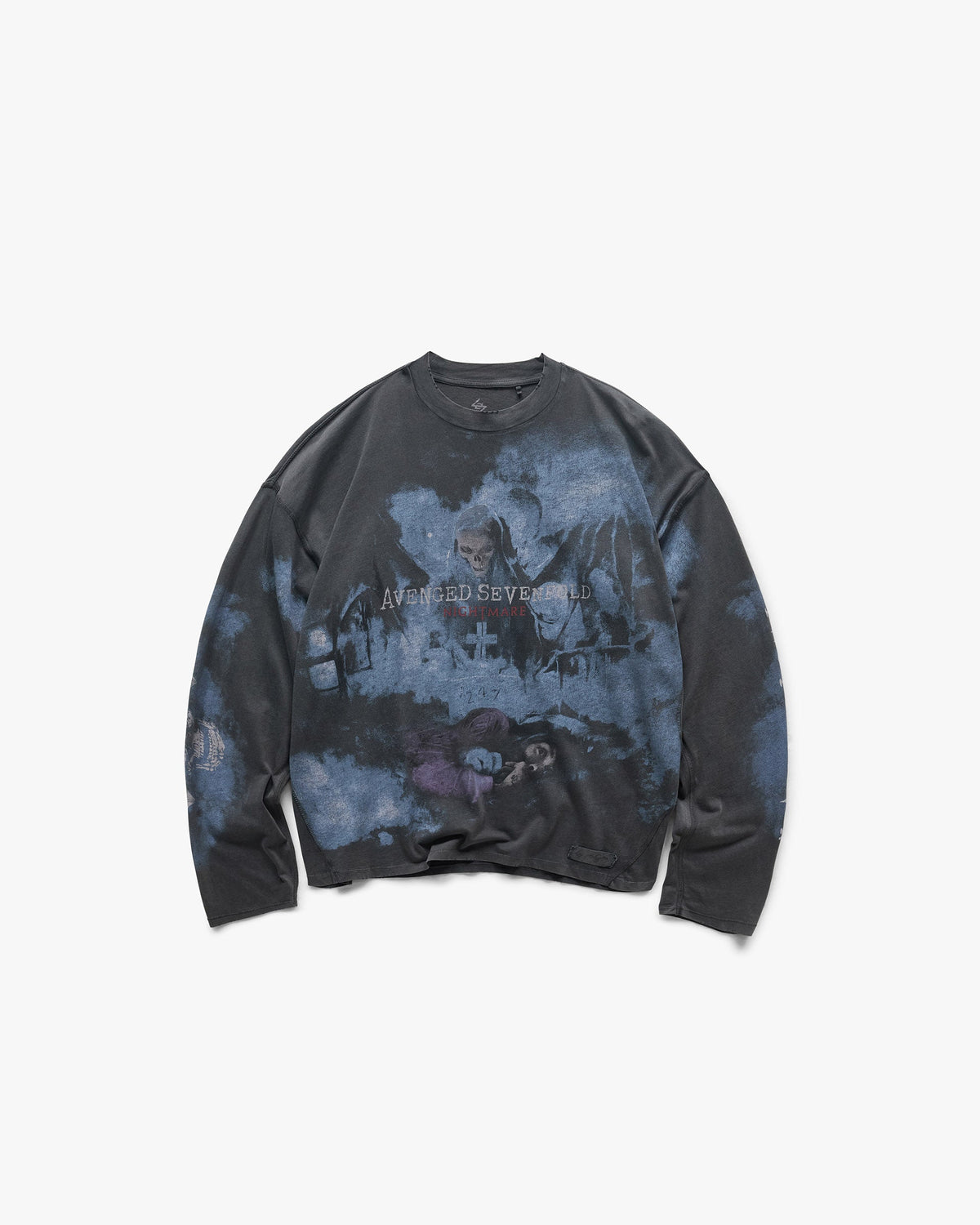 Represent 247 x Avenged Sevenfold Nightmare Long Sleeve T-Shirt Aged Black - view 1 | ZICO.BKK