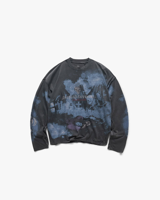 Represent 247 x Avenged Sevenfold Nightmare Long Sleeve T-Shirt Aged Black - view 1 | ZICO.BKK