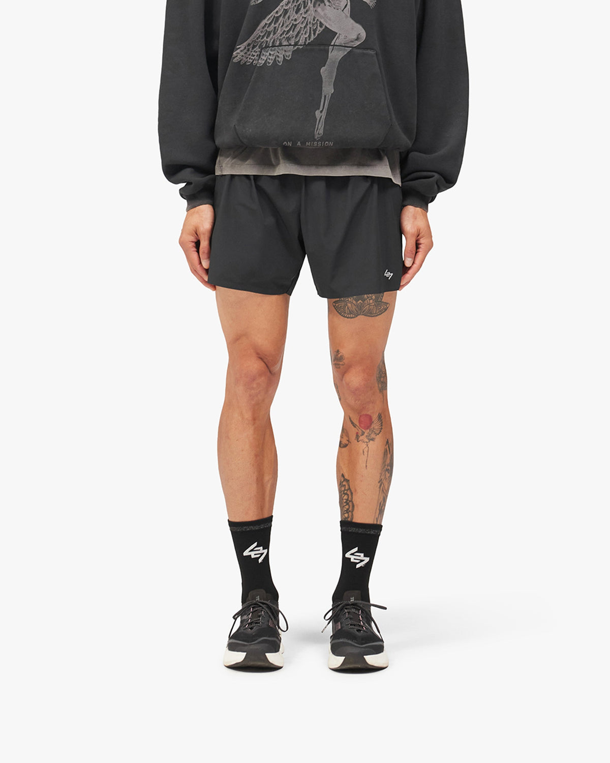 Represent 247 Ghost Short Jet Black - view 3 | ZICO.BKK