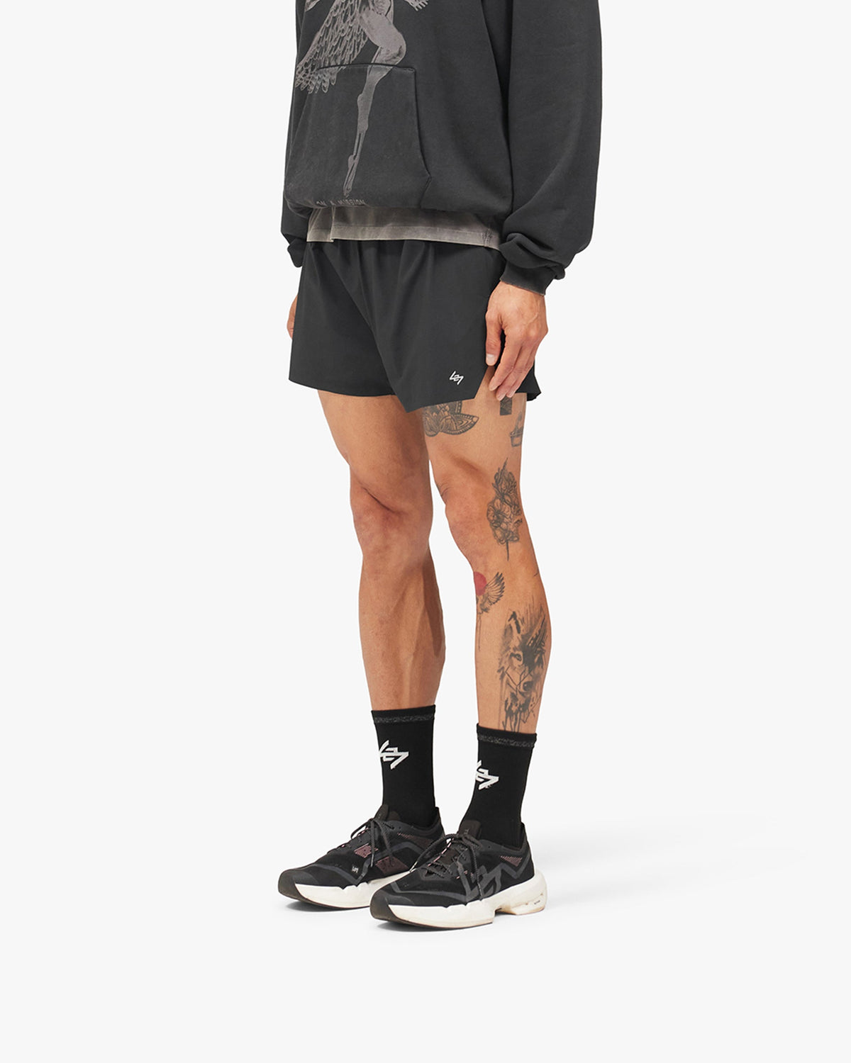 Represent 247 Ghost Short Jet Black - view 4 | ZICO.BKK