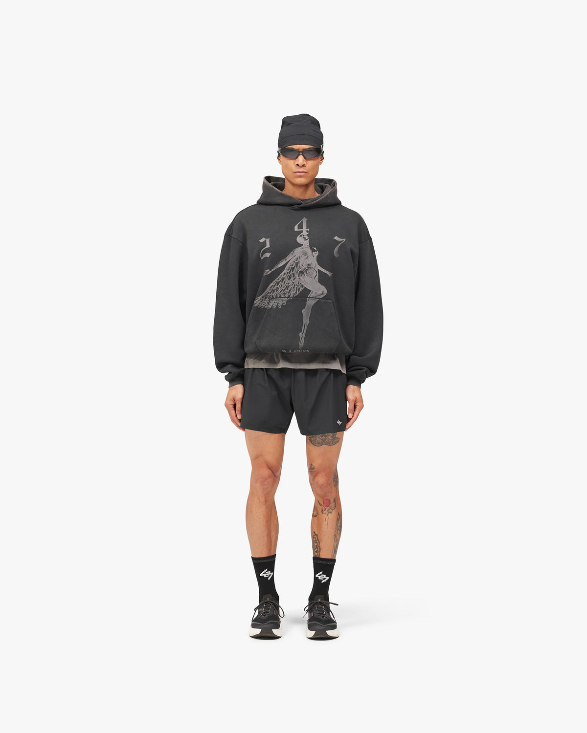 Represent 247 Ghost Short Jet Black - view 6 | ZICO.BKK