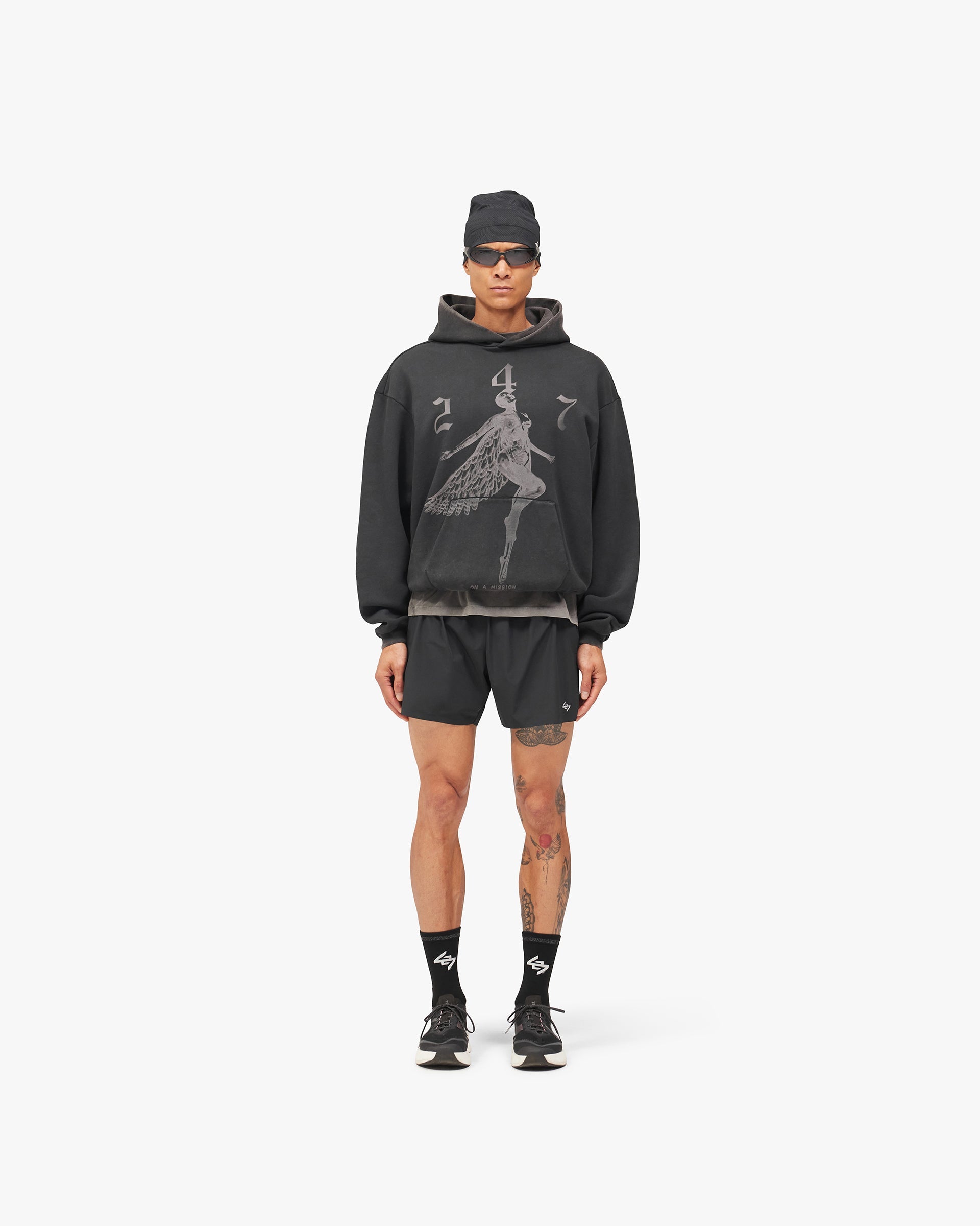 Represent 247 Ghost Short Jet Black - view 6 | ZICO.BKK