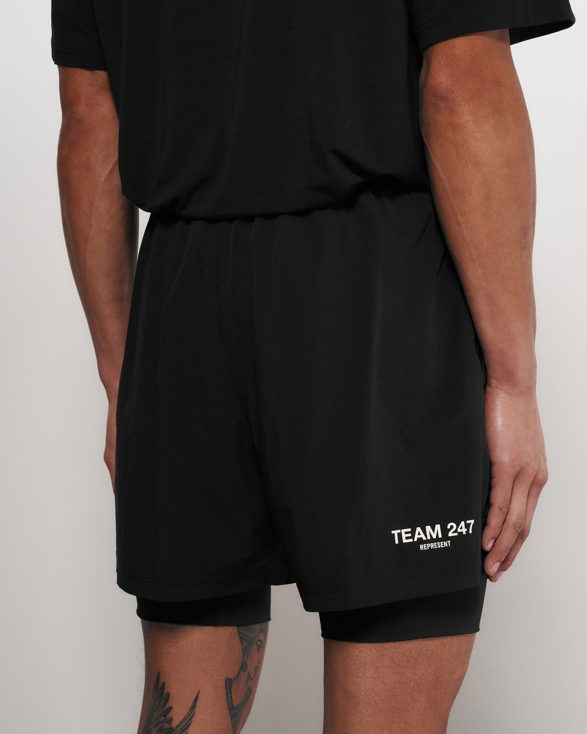 Represent Team 247 2-In-1 Shorts Black - view 5 | ZICO.BKK