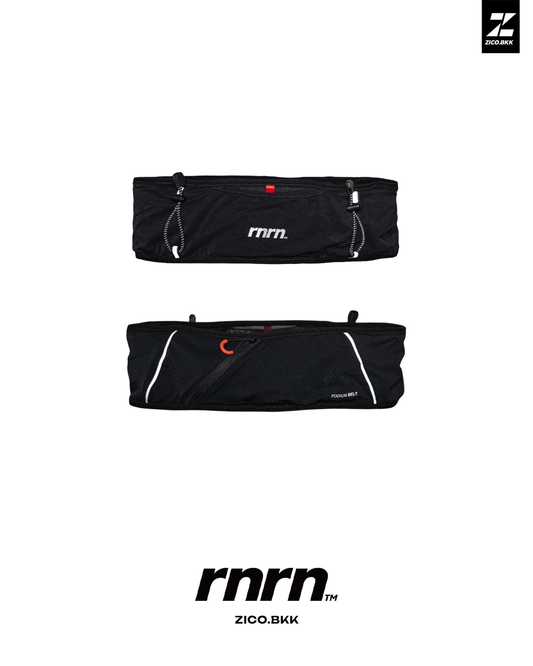 RNRN PODIUM BELT สี Black มุมหน้าและหลัง