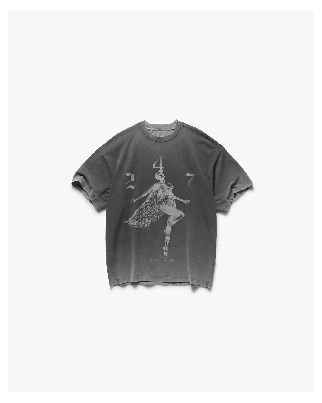 Represent 247 Fallen Angel Graphic T-Shirt Vintage Black — official product image 1