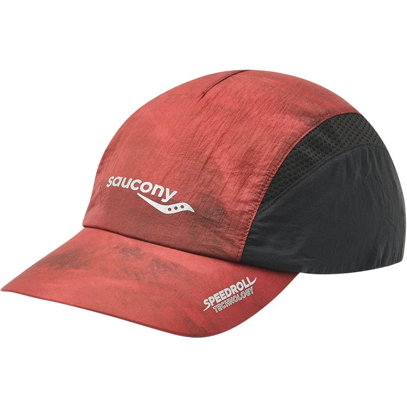 Saucony Race Hat in Red Leaf, official product view