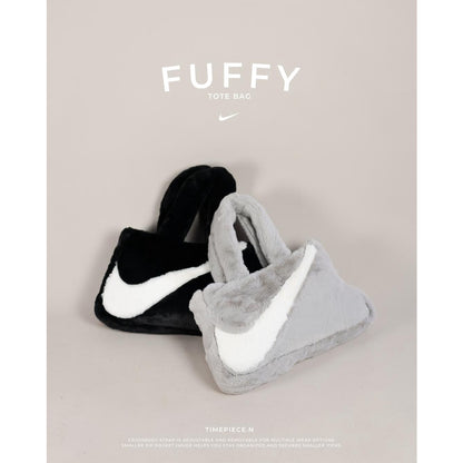 Nike W NSW Faux Fur Tote Bag (DQ5804, FB3050)