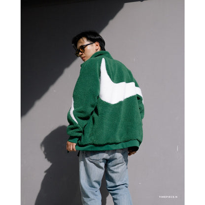 Nike Big Swoosh Reversible Boa Jacket (BQ6546)