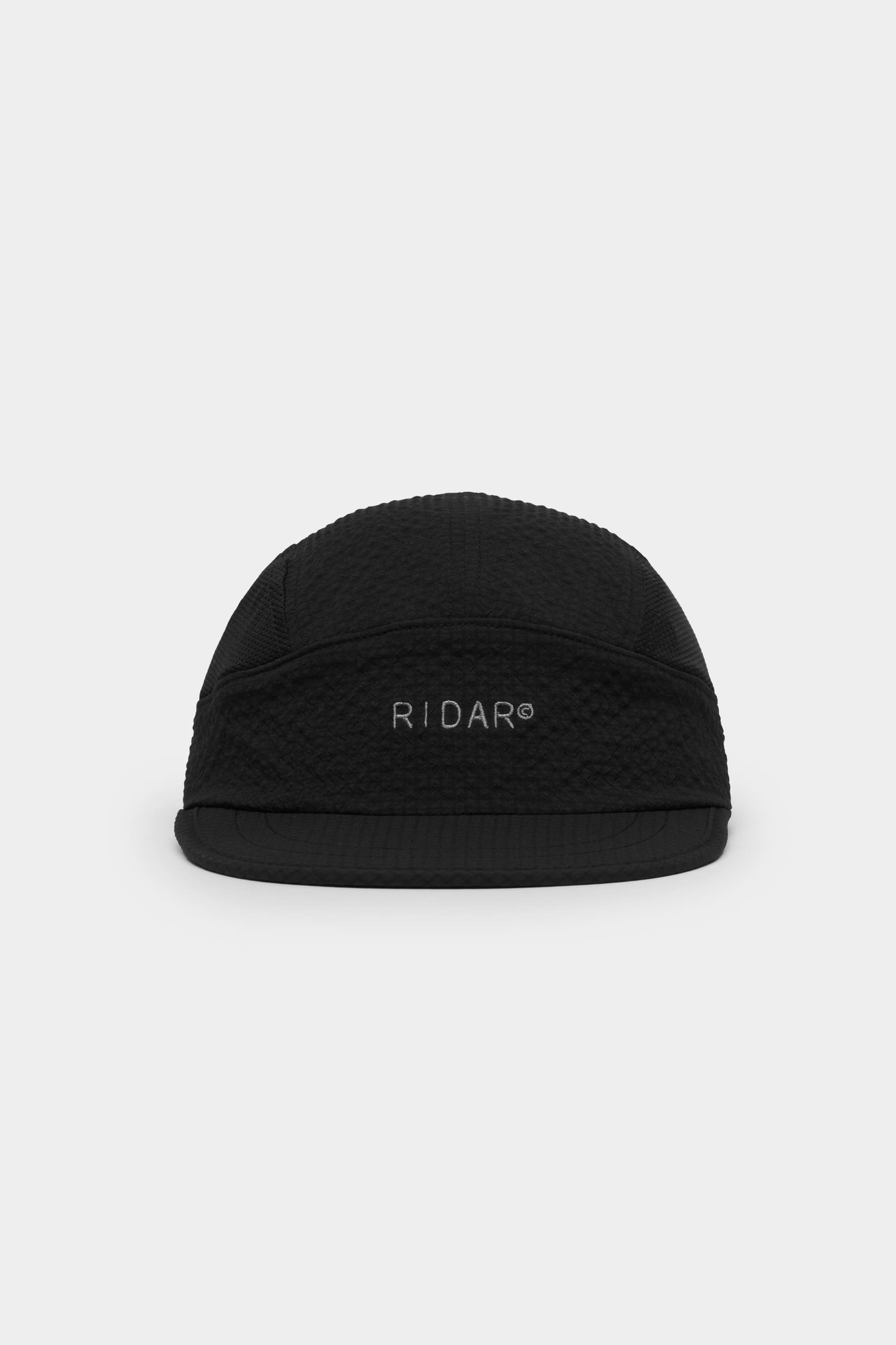 RIDAR Seersucker Cap RA153 Black side view