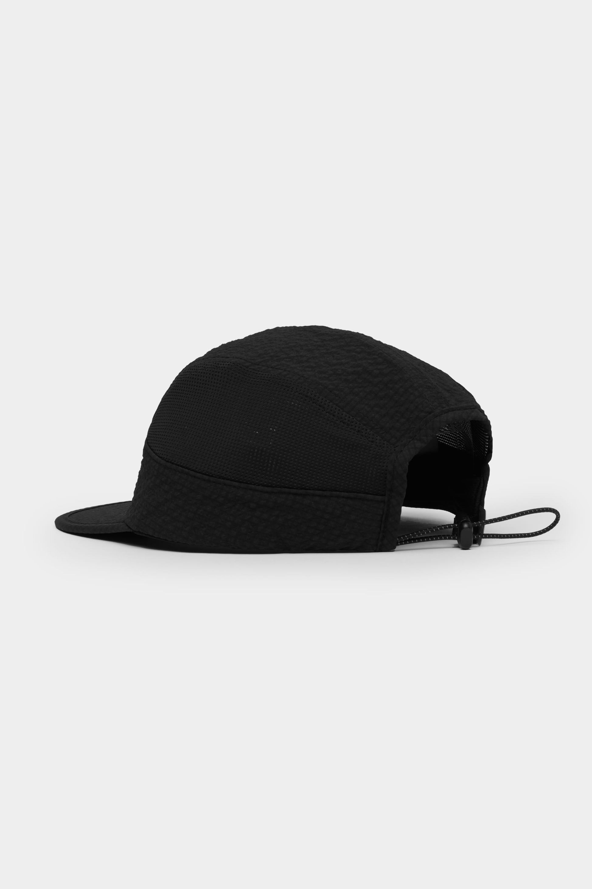 RIDAR Seersucker Cap RA153 Black fit view