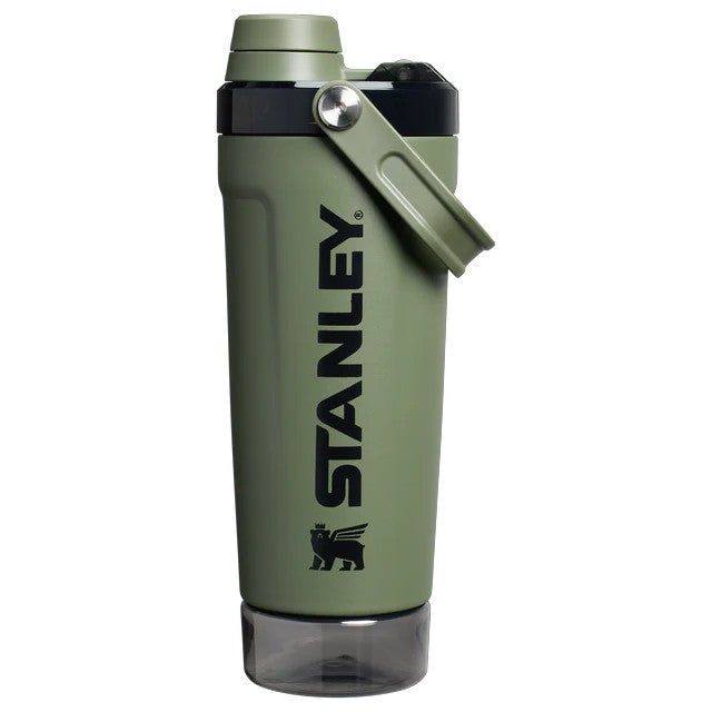 Stanley The Vitalize Shaker Bottle 20oz Sage Grey front view