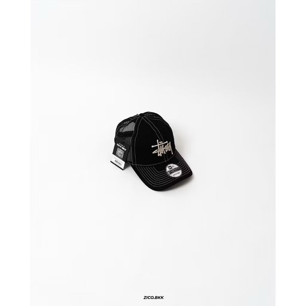 Stussy Basic Trucker 9twenty Cap สี Black