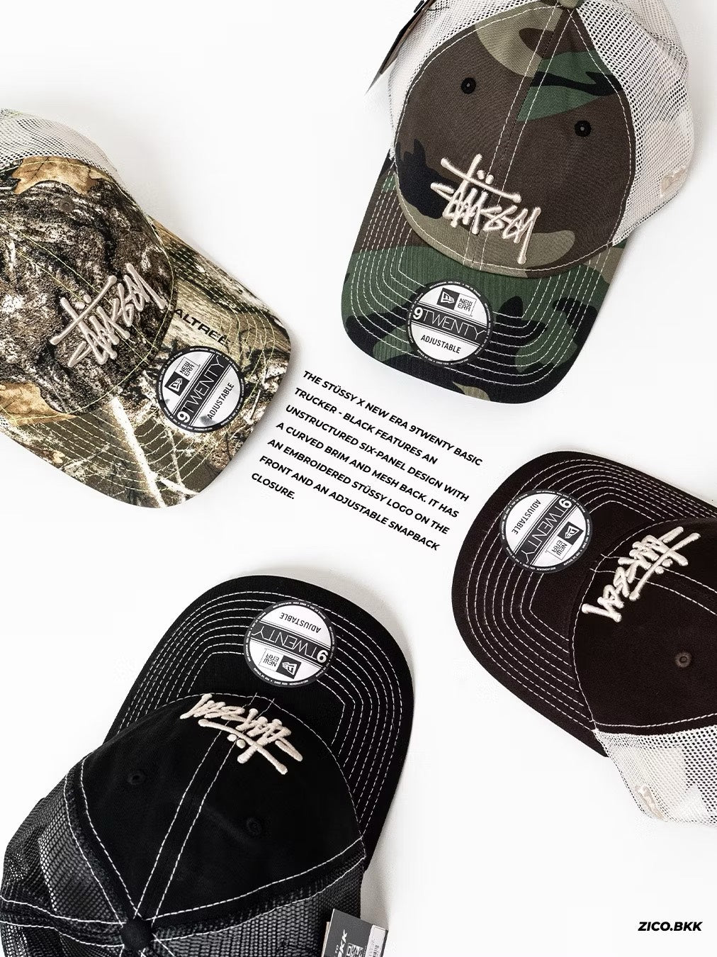 Stussy Basic Trucker 9twenty Cap | Trucker Cap | ZICO.BKK – zico.bkk