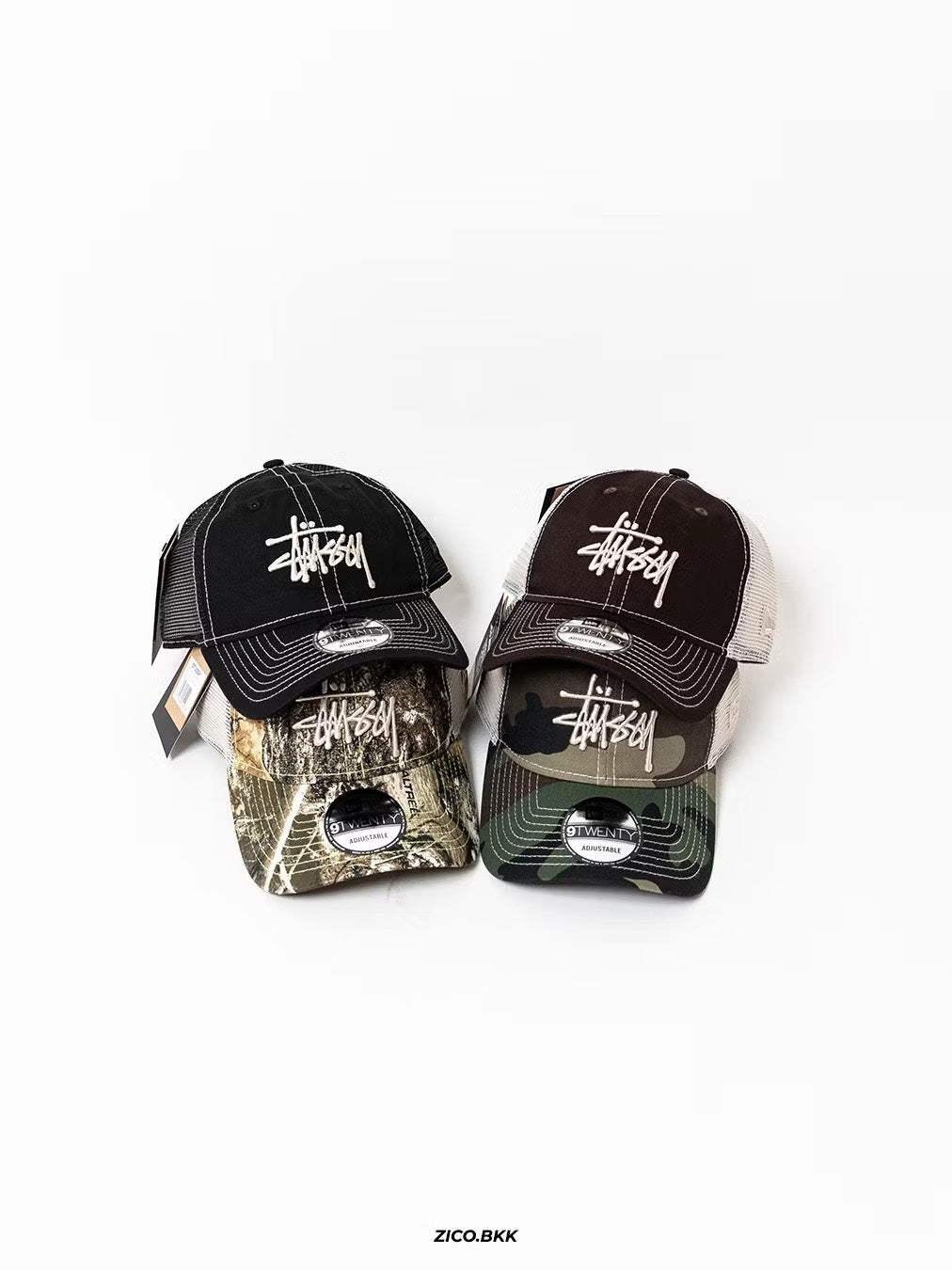 Stussy Basic Trucker 9twenty Cap หมวกทรัคเกอร์สไตล์สตรีท