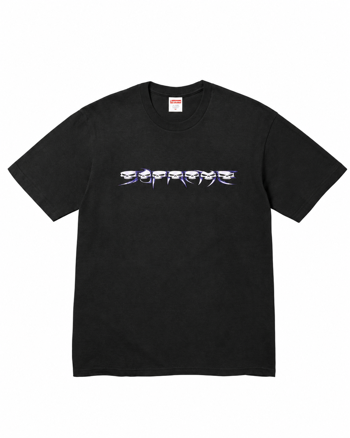Supreme Skulls Spellout Tee (FW26) - Black product only