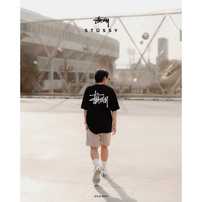 พร้อมส่ง!! [ZICO.BKK] Stussy Basic Logo Tee Black/White