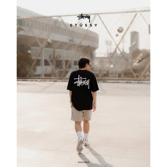 พร้อมส่ง!! [ZICO.BKK] Stussy Basic Logo Tee Black/White