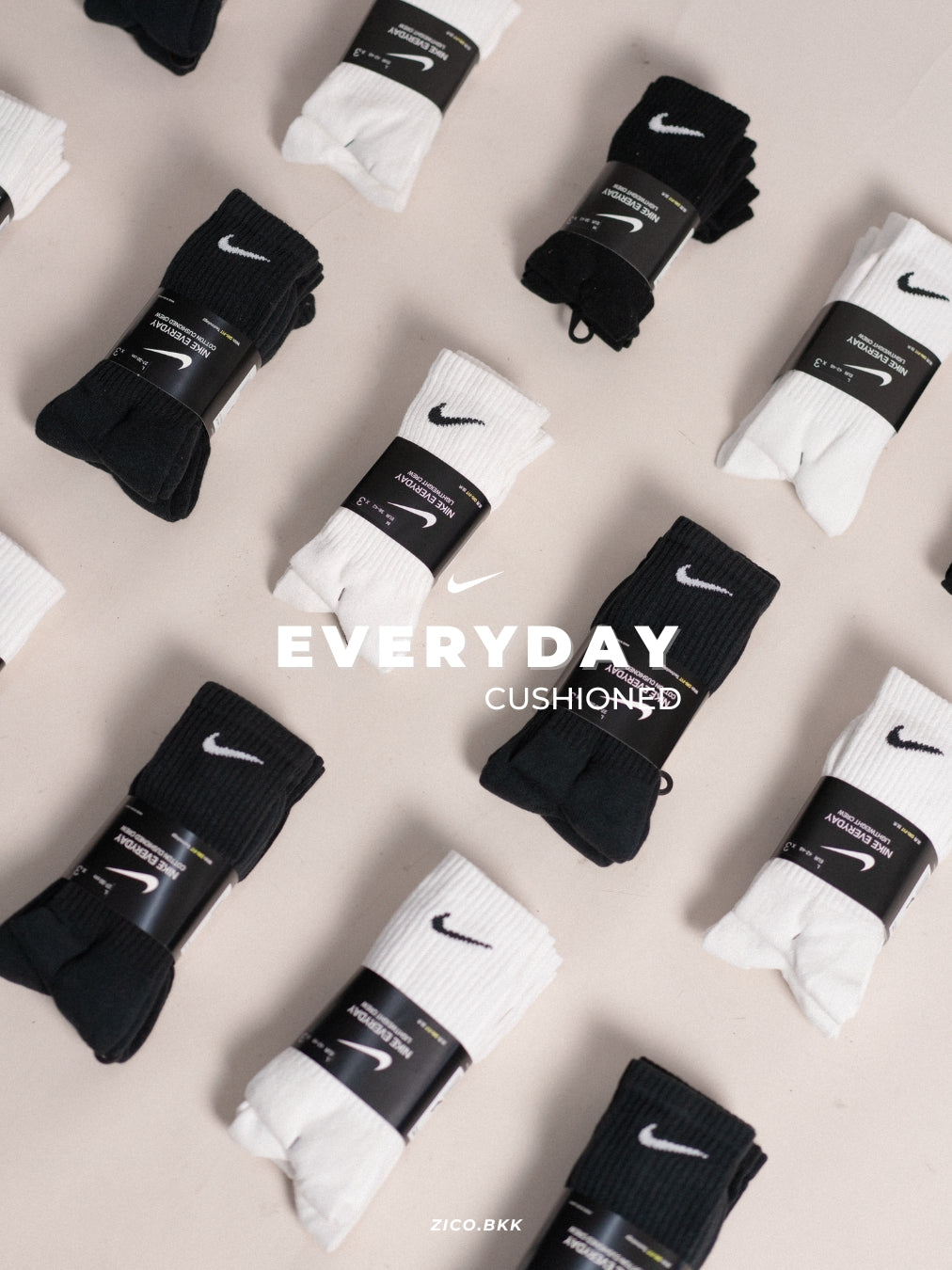 ถุงเท้า Nike LOGO Cushioned (SX7664, SX7676, SX4700) — ภาพสินค้า 1