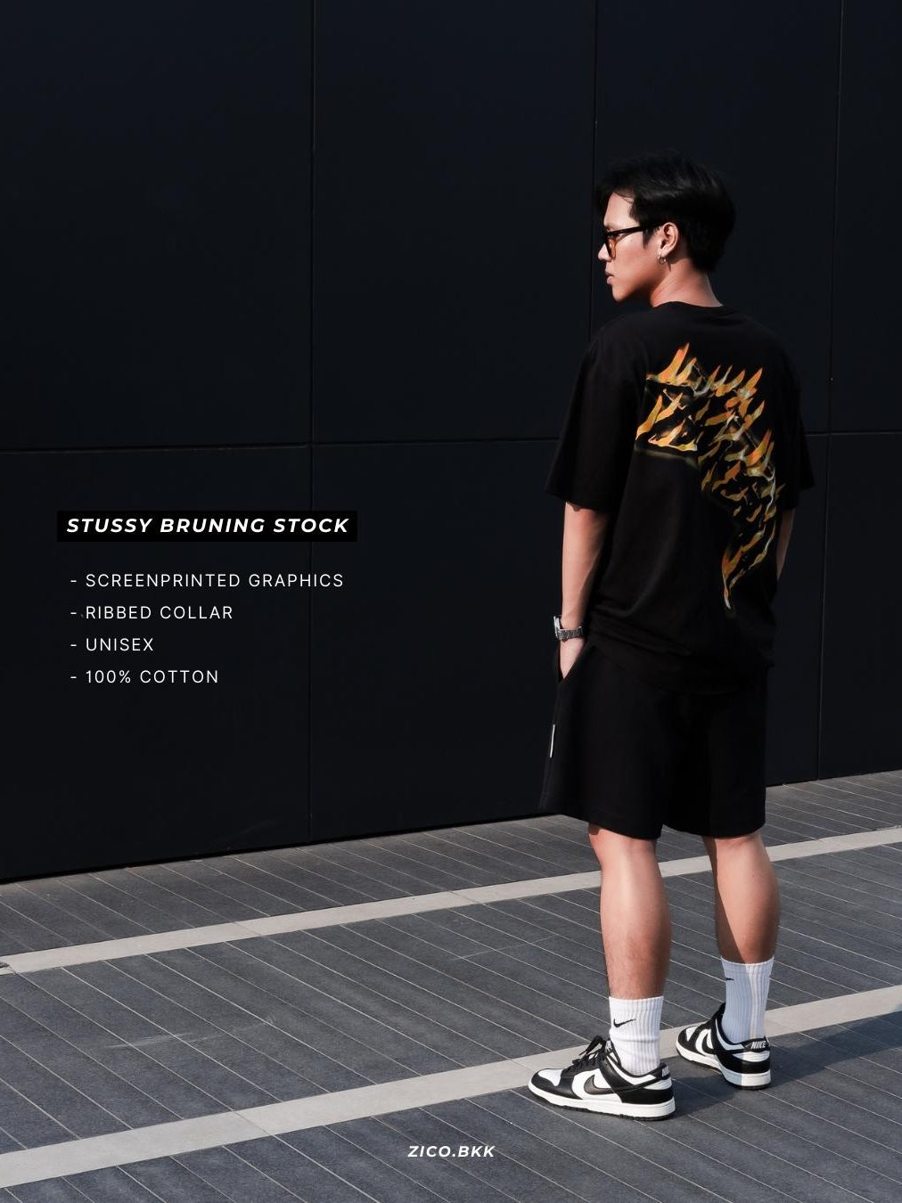 Stussy Burning Stock Tee — ภาพสินค้า 2