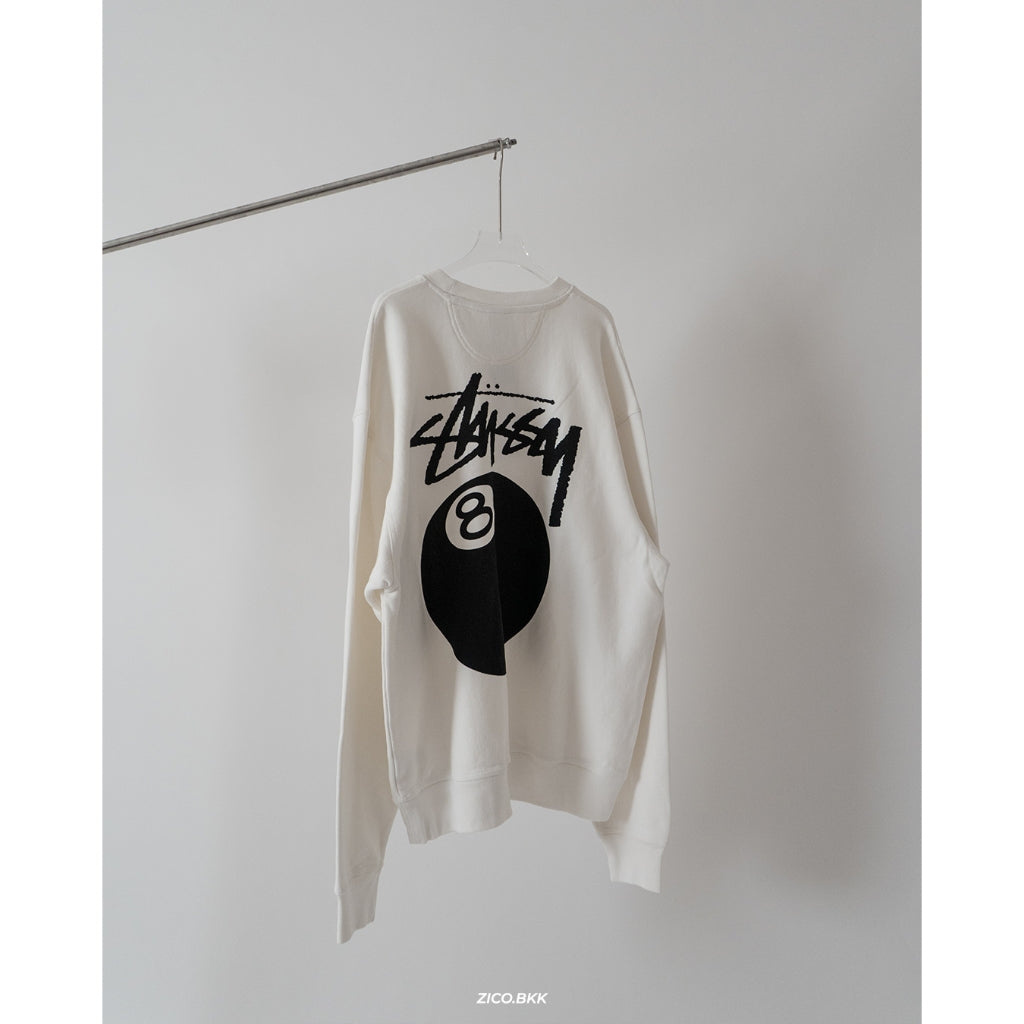 Stussy 8 BALL Crew Pigment Dyed Sweater – Shopee image 6