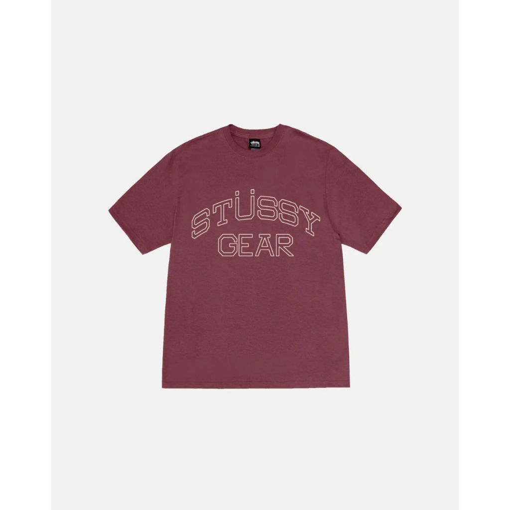 Stussy Gear Tee Black/ White/ Navy/ Oxblood