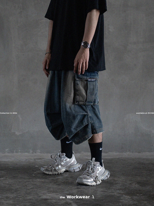 ZICO.BKK Workwear Denim Jorts — ภาพสินค้า 1
