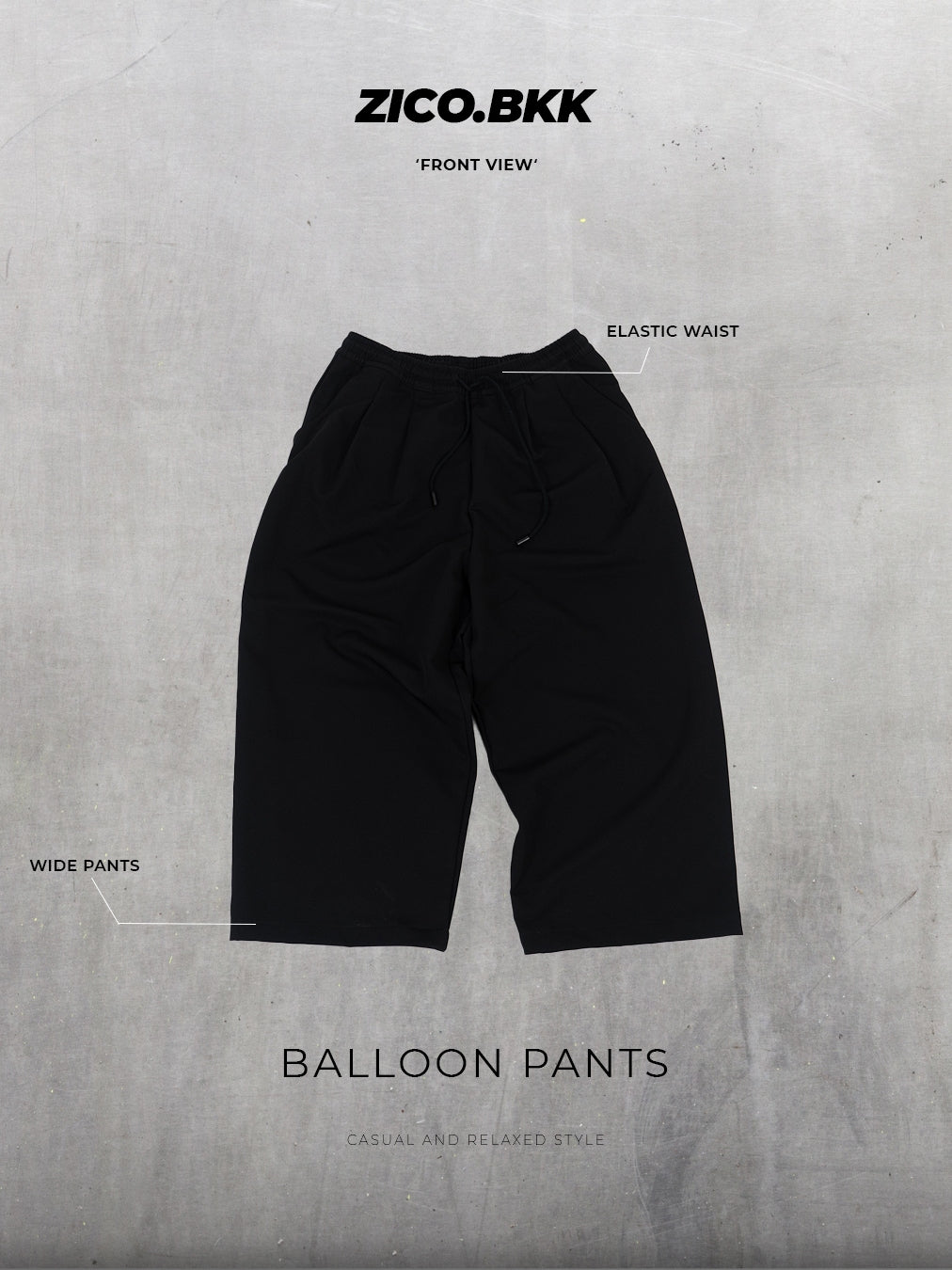 ZICO.BKK Balloon Pants – Shopee image 6