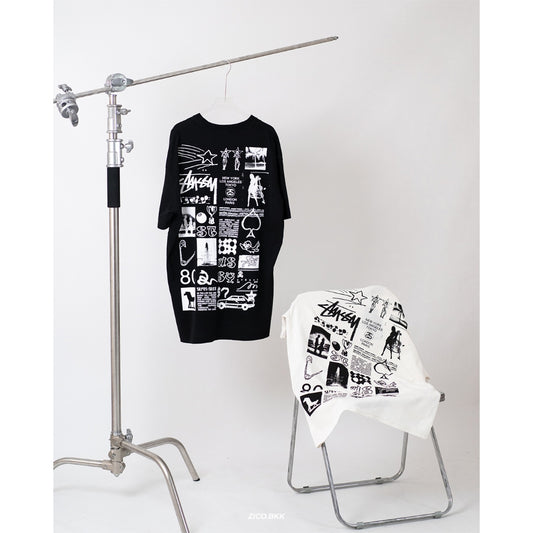 Stussy Sara Tee (AU) Black/Washed White