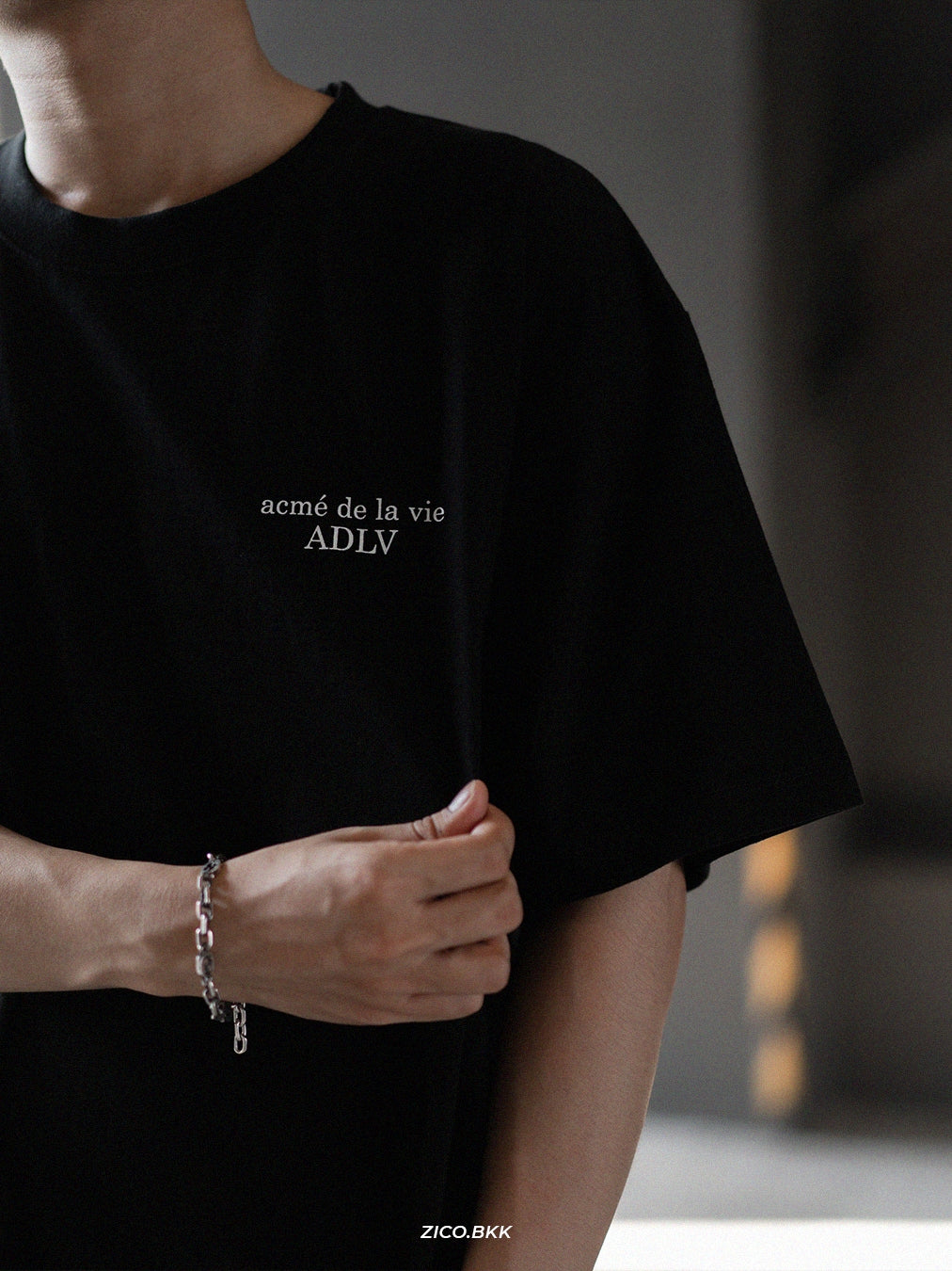[acmé de la vie] ADLV Basic Logo Short Sleeve T-Shirt – Shopee image 4