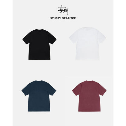 Stussy Gear Tee Black/ White/ Navy/ Oxblood