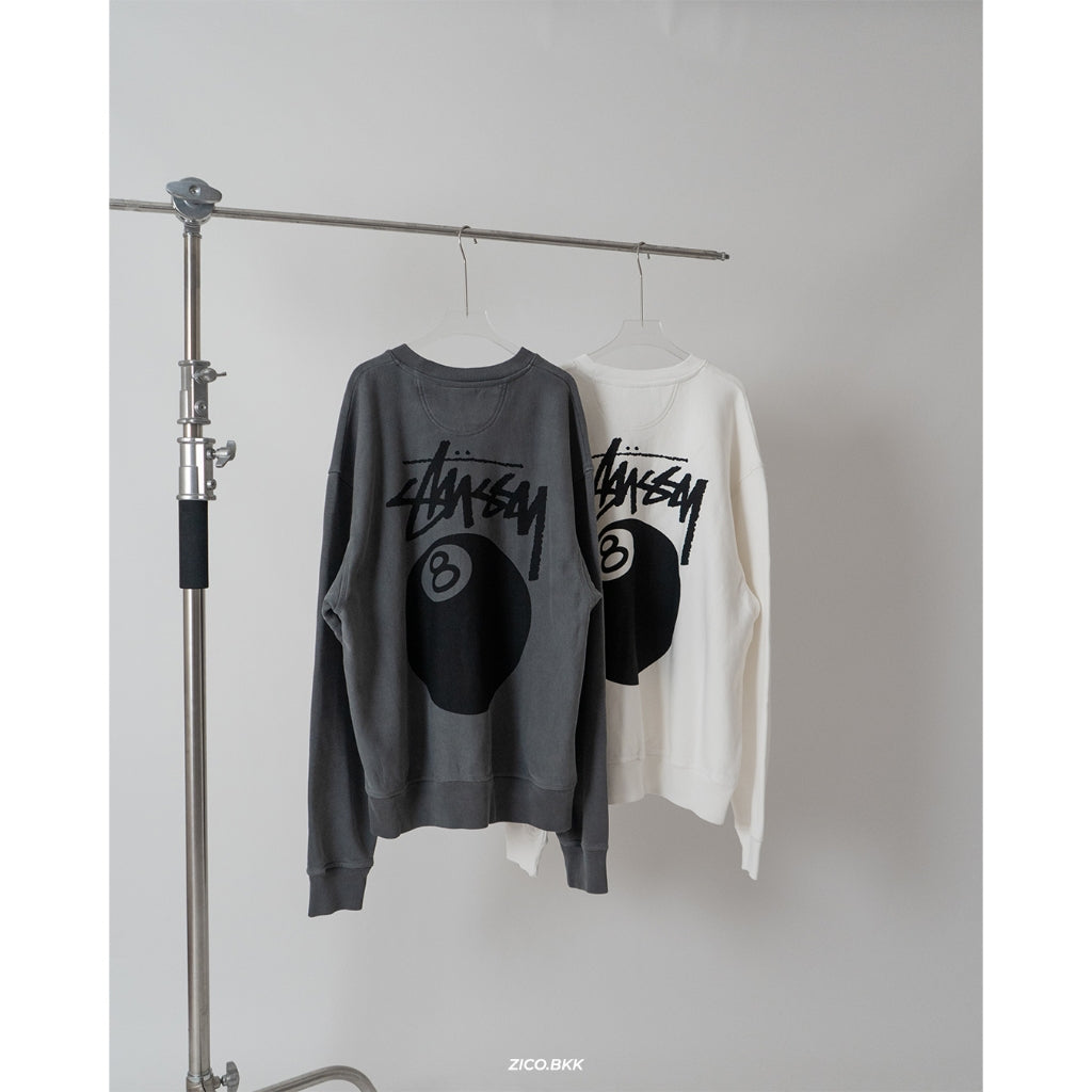 Stussy 8 BALL Crew Pigment Dyed Sweater — ภาพสินค้า 1